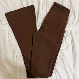 LULULEMON brown mini flare pants BRAND NEW